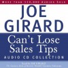 Can't Lose Sales Tips Collection - Joe Girard