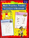 Math Practice Puzzles: Fractions and Decimals - Bob Olenych