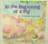 At the Beginning of a Pig: Foldout Flap Book - Nicola Moon