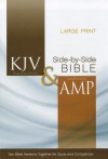 KJV and Amplified Side-by-Side Bible, Large Print - Zondervan Publishing