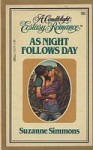 As Night Follows Day (Candlelight Ecstasy, #98) - Suzanne Simmons