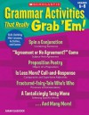 Grammar Activities That Really Grab 'Em!: Grades 6�8: Skill-Building Mini-Lessons, Activities, and Games - Sarah Glasscock