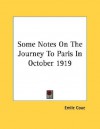 Some Notes on the Journey to Paris in October 1919 - Emile Coue