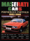 Maserati Cars Performance Portfolio, 1982-1998 (Brooklands Road Test Books Series) - R.M. Clarke