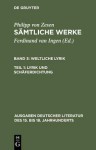 Lyrik Und Schaferdichtung - Ferdinand van Ingen