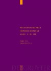 Prosopographia Imperii Romani Saec I, Ii, Iii: Pars 7/Fasc 2 (Latin Edition) - Matthäus Heil, Klaus Wachtel