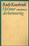 Het meer der herinnering - Rudy Kousbroek