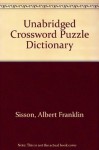 Unabridged Crossword Puzzle Dictionary - Albert Franklin Sisson