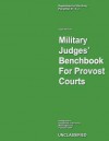 Military, Judges Bench Book for Provost Courts - Department of the Army