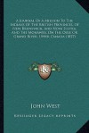 A Journal Of A Mission To The Indians Of The British Provinces, Of New Brunswick, And Nova Scotia, And The Mohawks, On The Ouse Or Grand River, Upper Canada (1827) - John West