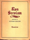 Non Serviam - Gunnar Ekelöf