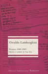 Poemas, 1969-1985 - Osvaldo Lamborghini, César Aira