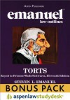 Torts Prosser: Emanuel Law Outline Bonus Pack - Steven L. Emanuel