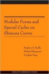 Modular Forms and Special Cycles on Shimura Curves - Stephen Kudla, Michael Rapoport, Tonghai Yang