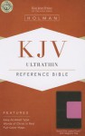 KJV Ultrathin Reference Bible, Brown/Pink LeatherTouch with Magnetic Flap - Holman Bible Publisher