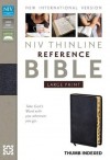 NIV Thinline Reference Bible, Large Print Indexed - Zondervan Publishing