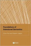 Foundations of Intensional Semantics - Chris Fox, Shalom Lappin