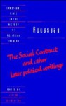 The Social Contract & Other Later Political Writings (Texts in the History of Political Thought) - Jean-Jacques Rousseau, Victor Gourevitch, Raymond Geuss