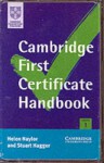 Cambridge First Certificate Handbook Cassette Set - Helen Naylor