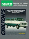 Chevy/Gmc Full Size Vans, 1987 90: Repair Manual - Kerry A. Freeman, Chilton's Automotives Editorial