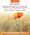 Abnormal Psychology - Ann Kring, Sheri Johnson, Gerald C. Davison, John M. Neale