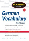 Schaum's Outline of German Vocabulary, 3ed (Schaum's Outline Series) - Christine Effertz