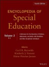 Encyclopedia of Special Education, Volume 2: A Reference for the Education of Children, Adolescents, and Adults with Disabilities and Other Exceptional Individuals - Cecil R. Reynolds