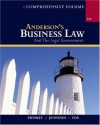 Anderson's Business Law and The Legal Environment, Comprehensive Volume - David P. Twomey, Marianne M. Jennings