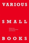 Various Small Books: Referencing Various Small Books by Ed Ruscha - Phil Taylor