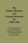 The Paisley Directory and General Advertiser for 1899-1900 - J. Cook