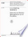 U.S. Postal Service : diversity in district managementlevel positions : report to the ranking minority member Subcommittee on the Postal Service Committee on Government Reform House of Representatives - United States House of Representatives