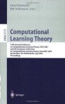 Computational Learning Theory: 14th Annual Conference on Computational Learning Theory, COLT 2001 and 5th European Conference on Computational Learning ... / Lecture Notes in Artificial Intelligence) - David Helmbold, Bob Williamson