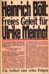 Freies Geleit Für Ulrike Meinhof. Ein Artikel und seine Folgen - Heinrich Böll, Frank Grützbach