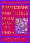 Dissertations and Theses From Start to Finish: Psychology and Related Fields, Second Edition - John D. Cone, Sharon L. Foster