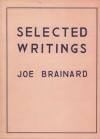 Selected writings, 1962-1971 - Joe Brainard