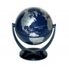 Hammond Mini Globe: Swivel & Tilt Metallic Finish Blue and Silver (Hammond Deluxe Swivel & Tilt Mini Globes) - Hammond World Atlas Corporation