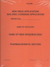 New Drug Application: Pharmacokinetic Section (Orange Paper Folder) - Food and Drug Administration (U.S.)