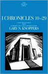 I Chronicles 10-29: A New Translation with Introduction and Commentary by - Gary N. Knoppers, David Noel Freedman, William Foxwell Albright