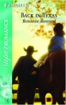 Back in Texas - Roxanne Rustand