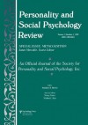 Metacognition: A Special Issue of personality and Social Psychology Review (Personality & Social Psychology Review) - Janet Metcalfe