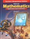 Glencoe Mcgraw Hill Mathematics Applications Connections Course 2 7Th Grade Teacher Edition 1999 Isbn 0028330544 - Collins