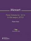 Piano Sonata no. 16 in B-flat major, K570 - Wolfgang Amadeus Mozart