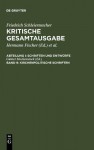 Kritische Gesamtausgabe: Abt 1: Schriften Und Entwurfe. Bd9: Kirchenpolitische Schriften - Günter Meckenstock