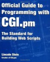 Official Guide to Programming with CGI.pm - Lincoln Stein