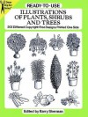 Ready-to-Use Illustrations of Plants, Shrubs and Trees - Barry Sherman