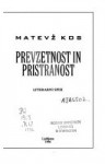 Prevzetnost in pristranost - Matevž Kos