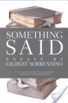 Something Said - Gilbert Sorrentino