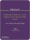 Sonata da Chiesa No. 4 in D Major, K124a (K144) (Full Score) - Wolfgang Amadeus Mozart