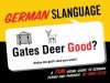 German Slanguage - Mike Ellis