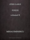 Poezii - Volumul II - Mihai Eminescu